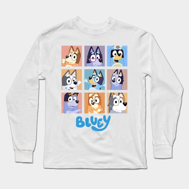 Bluey Colection Long Sleeve T-Shirt by Inspire Gift